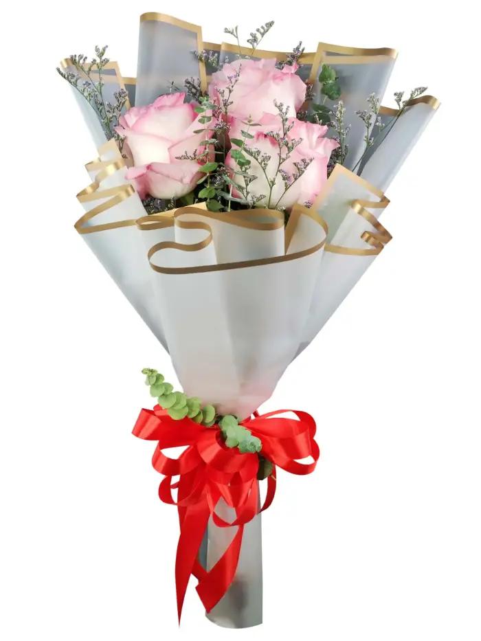 Pink Ecuadorian Roses Bouquet Delivery Carmona